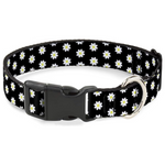 Daisies Pattern Pet Band Plastic Buckle