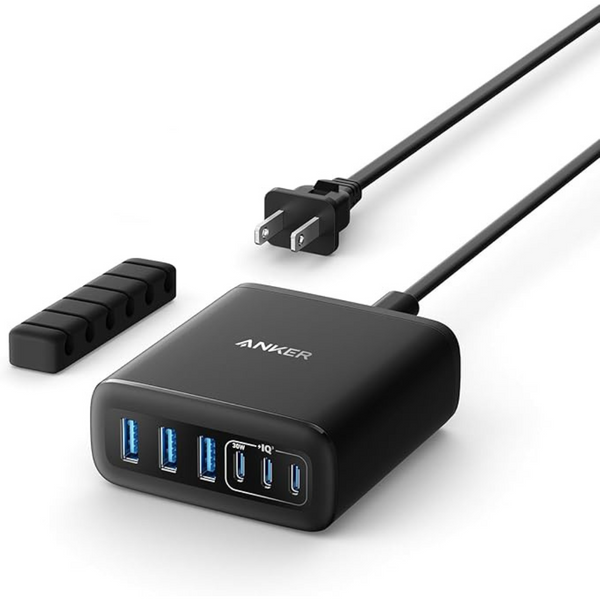 6-Port Anker USB-C / USB-A 112W Max Desktop Charging Station (2 Colors)