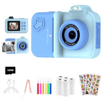 Kids' Instant Print 1080p Camera With 5 Paper Rolls & 32GB Card (5 Colors)
