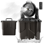 6L Bucket Portable 20000mAh Rechargeable Battery Misting Fans