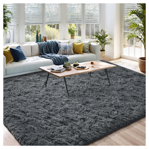 4x6 ft Super Soft Fluffy Carpet Rug For Living Room
