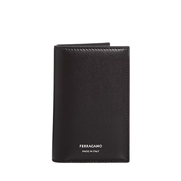 FERRAGAMO Leather Bifold Card Case