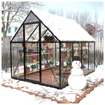 Polycarbonate 6' x 4' Greenhouse With Roof Air Vent