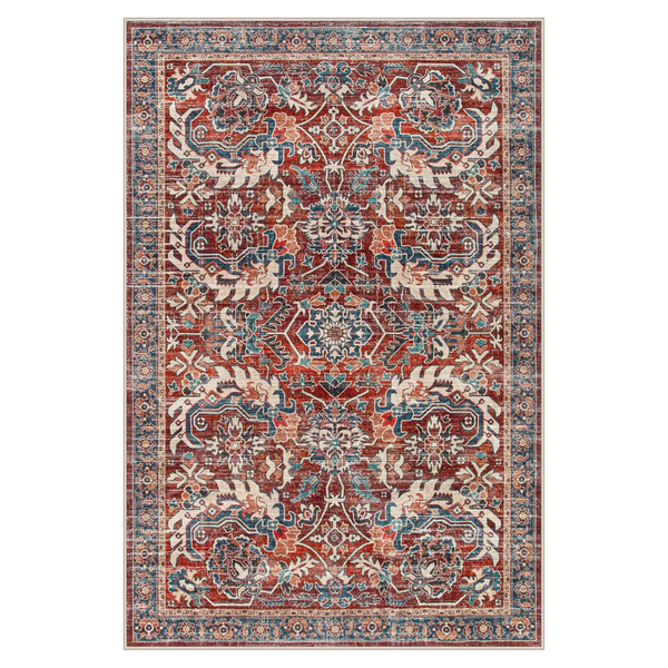 6x9ft Large Washable Boho Stain Resistant Floor Carpet