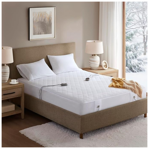 Beautyrest Cotton Blend Heated Mattress Pad W/5 Heat Settings (Cal King)