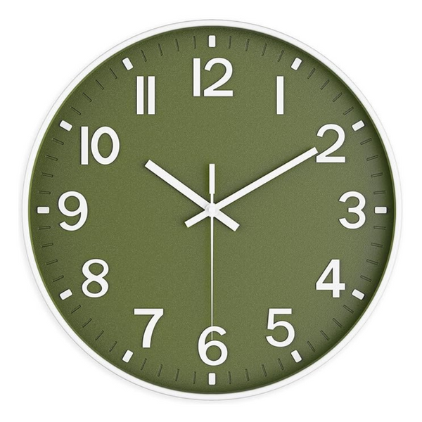 8" Modern Minimalist Design Analog Wall Clock (2 Colors)
