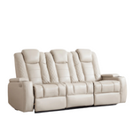 Jonpony Power Loveseat Recliner Sofa With Hidden Arm Storage