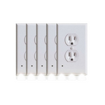 BH 5-Pack Outlet Cover With Built-In LED Night Light
