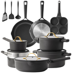 17-Piece Carote Pots & Pans Non Stick Kitchen Cookware Set