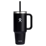 40-Oz Hydro Flask Insulated Stainless Steel Travel Tumbler W/Lid & Straw