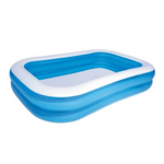 H2OGO! Blue Rectangular 8'6" Inflatable Family Pool