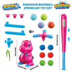 4-in-1 Dinosaur 360 deg Spin Sprinkler Water Toy