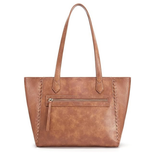 Women's PU Leather Braided Design Zipper Tote Bag (4 Colors)