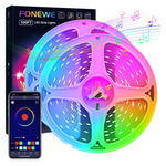100ft Music Sync Color Changing LED Strip Lights