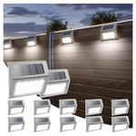 12-Pack Otdair Outdoor Waterproof Solar Deck Lights