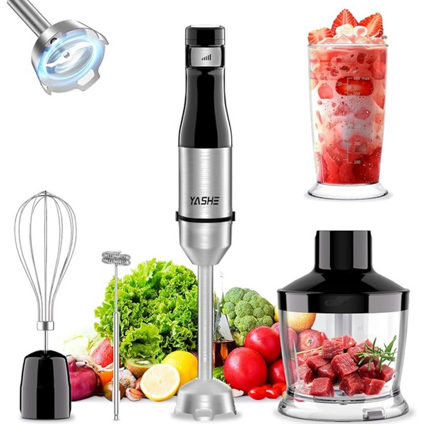 5-In-1 Stainless Steel Stick Immersion Handheld Blender