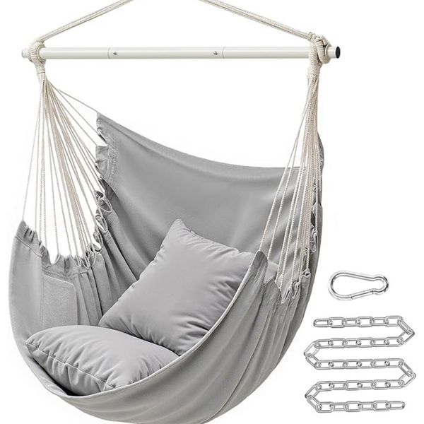 Songmics 500 Lb Capacity Hammock Chair With Cushions