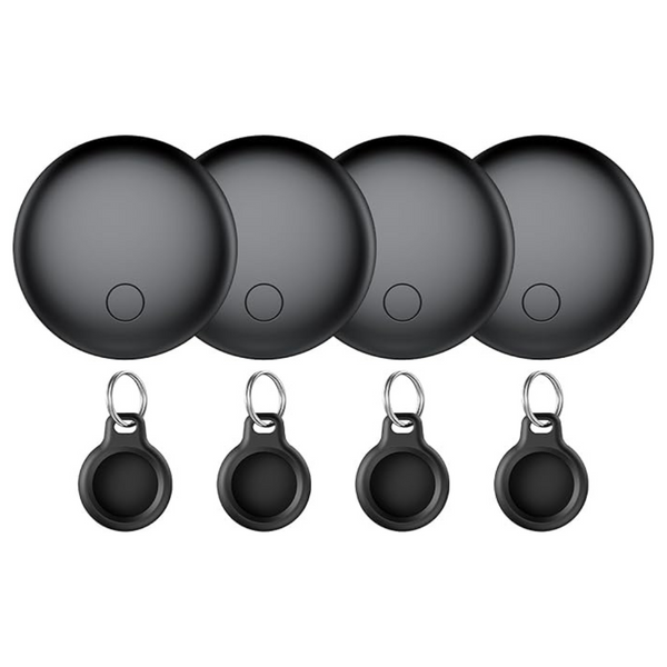 4-Pack Air Tags Item Trackers With Keychain Holders