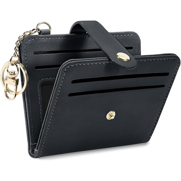 Women's RFID Blocking Leather Credit Card Holder
