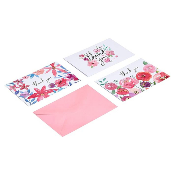 Amazon Basics 48-Pack Of Thank You Cards And Envelopes