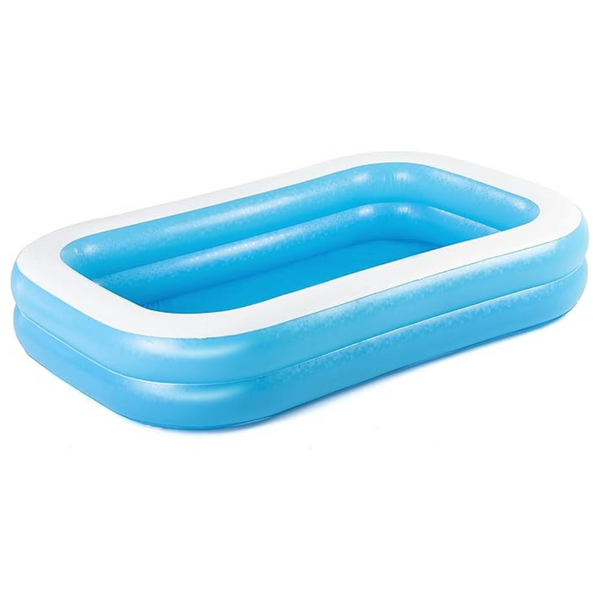 H2OGO! Blue Rectangular 8’6″ Inflatable Family Pool