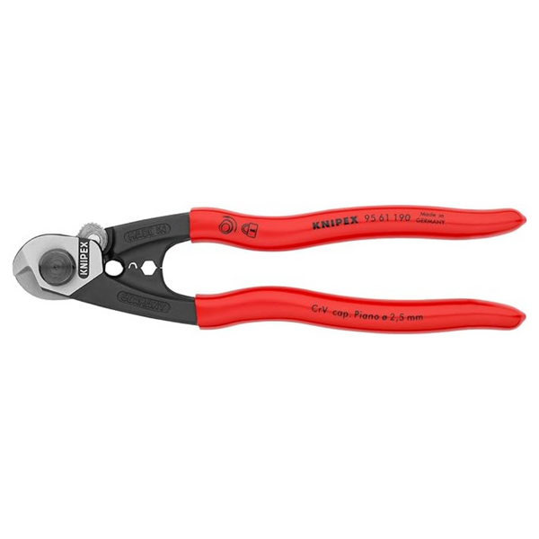 Knipex 7 1/2" Heavy Duty Forged Steel Wire Rope Cutters