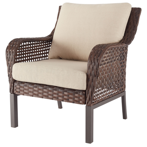 Mainstays Tuscany Ridge 4-Piece Wicker Outdoor Conversation Set