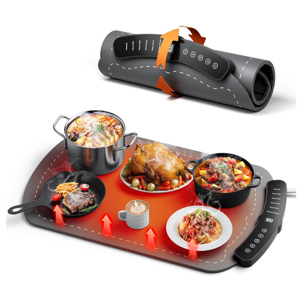 Anyeye Graphene 24.8"x15.4" Fast Full-Surface Electric Food Warming Mat