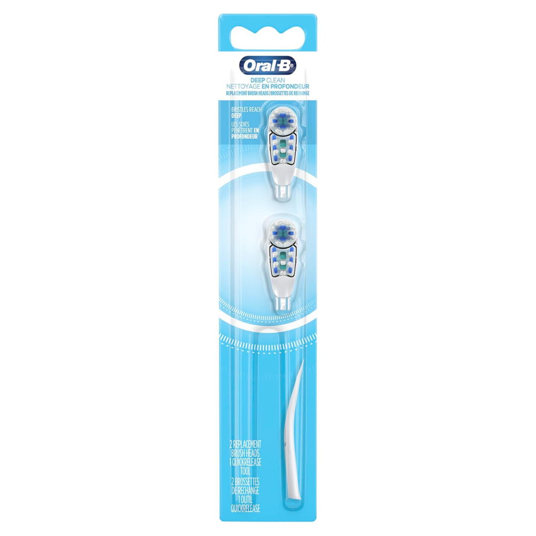 4-Count Oral-B Deep Clean Soft Toothbrush Replacement Brush Heads Refill