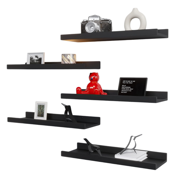 Richer House Floating Wall Mounted Shelves With Lip