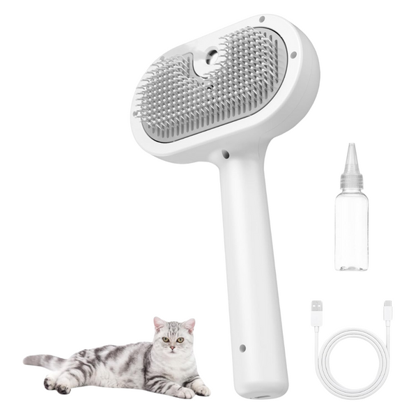 3 In 1 Steam Brush For Pets