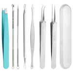 7 Pcs Professional Stainless Steel Tweezers Tool Kit