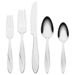 Oneida H021065AL20 Simmer 65-Piece Flatware Set