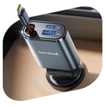 57W Lamicall USB-C Retractable Car Charger
