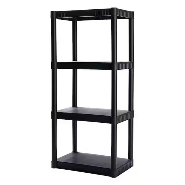Plano 4-Shelf Plastic 200lb Capacity Storage Shelves
