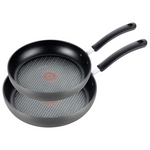 2-Piece T-Fal Ultimate Hard Anodized Nonstick Fry Pan Set (8" & 10")