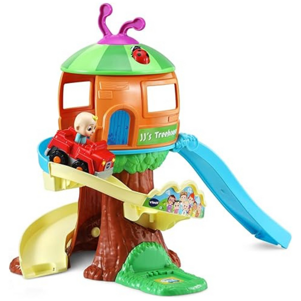 VTech CoCoMelon Go! Go! Smart Wheels Treehouse Track Set