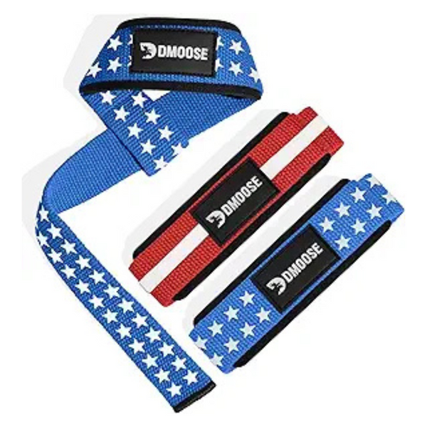 Pair Of Cotton 20" Durable Lifting Straps W/ Silicone Grip