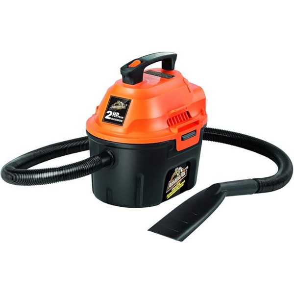 Armor All AA255 2.5 Gallon 2 Peak HP Wet/Dry Utility Shop Vacuum