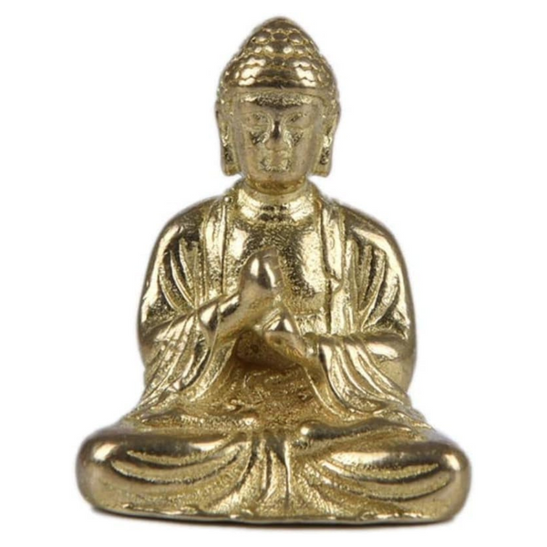 SquarezhenBo Tibet Mini Bronze Buddha Statue
