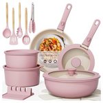 21-Piece Astercook Nonstick Ceramic Cookware Set