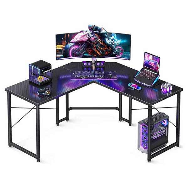 Casaottima 51" L Shaped Gaming Desk With Monitor Stand