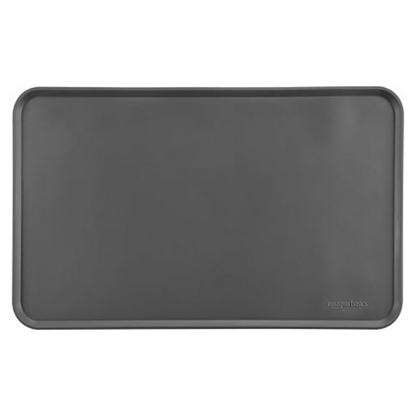 Amazon Basics Waterproof Anti-Slip Silicone Cat & Dog Food Mat