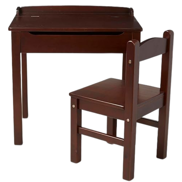 Melissa & Doug Wooden Lift-Top Desk & Chair