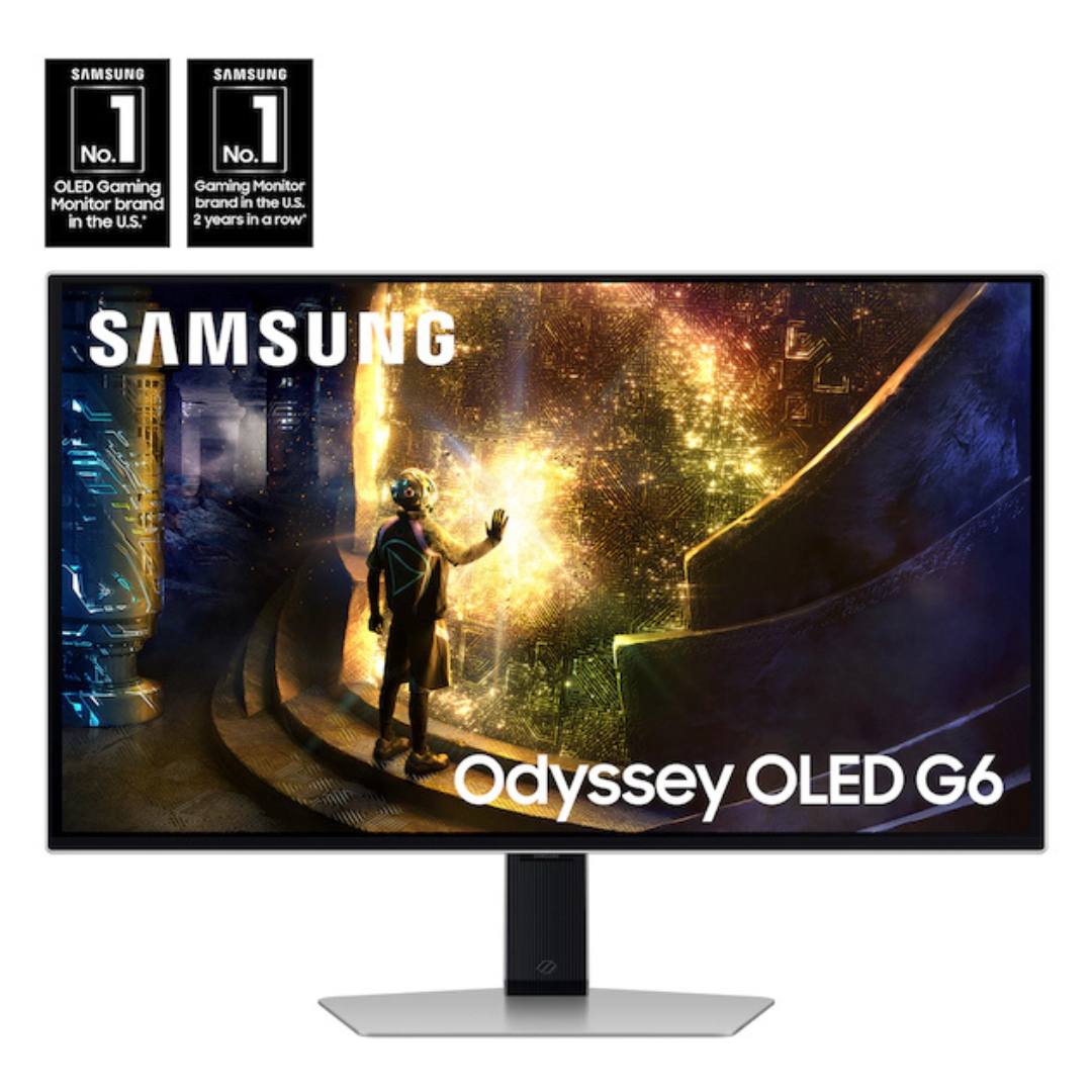 Samsung Odyssey G6 27" Curved WQHD 240Hz 0.3ms HDR OLED Freesync Gaming Monitor