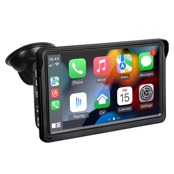 Portable 7" Touch Screen Car Radio Multimedia Wireless Carplay