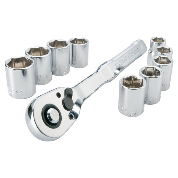 10-Piece Craftsman Metric 3/8'' Drive Mechanics Tool Set