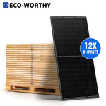 ECO-WORTHY 12Pack 410W Watt Solar Panel For Home Off Grid