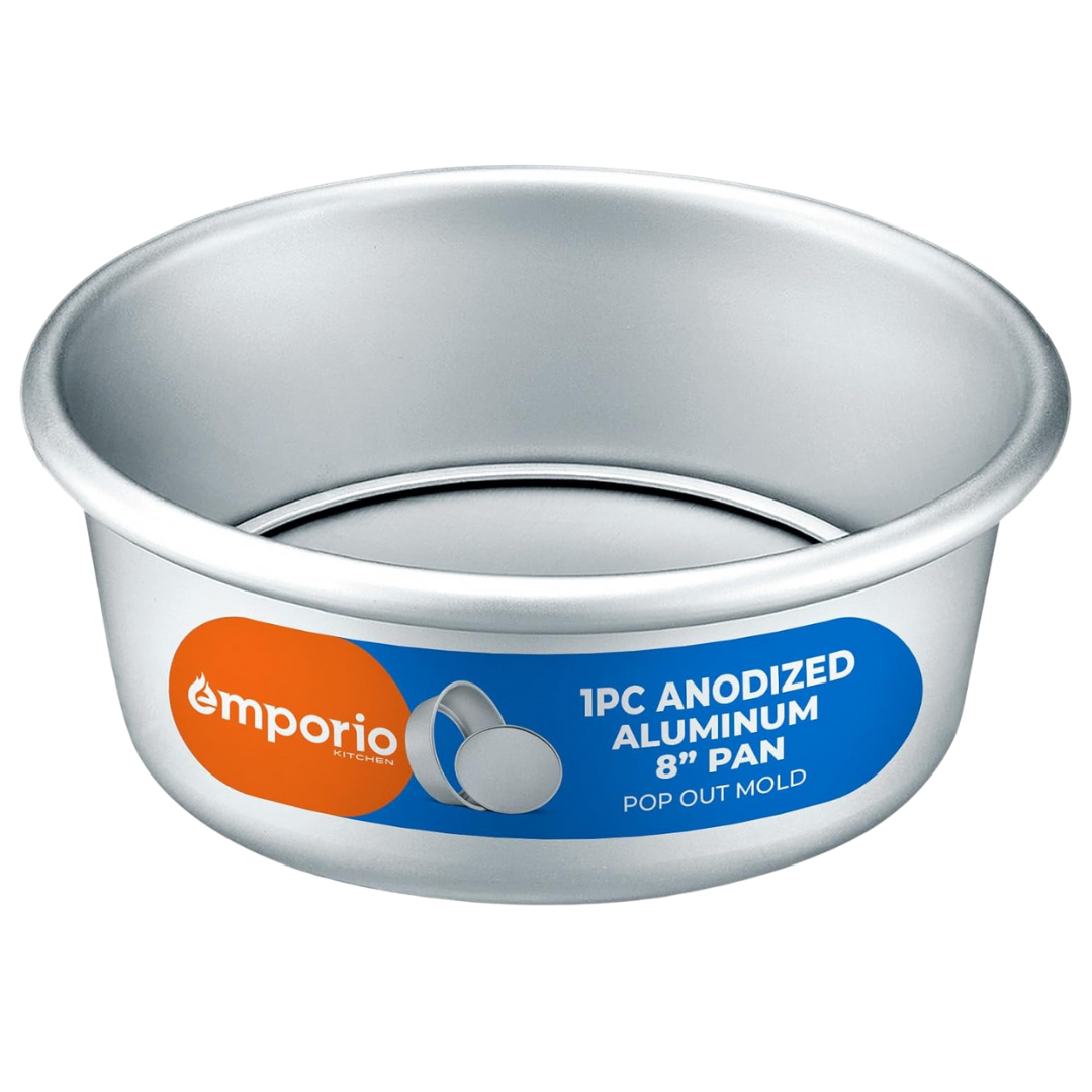 8'' Emporio Kitchen Anodized Aluminum Round Cheesecake Pan