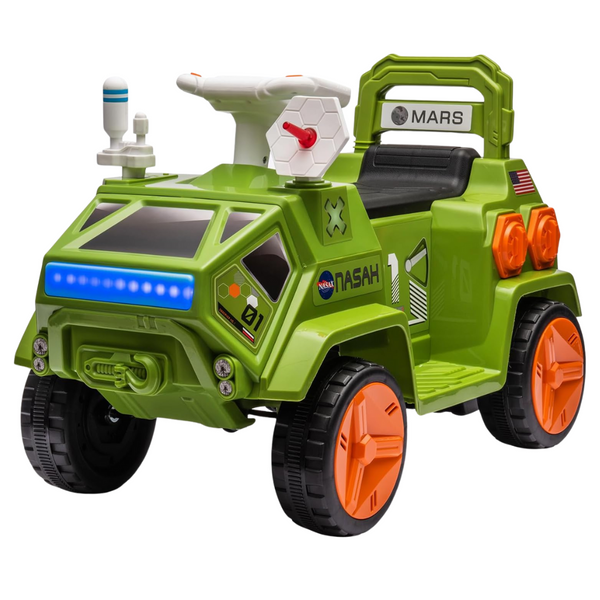 Battery-Powered Electric Ride-On Car With LED Flashing Lights (3 Colors)